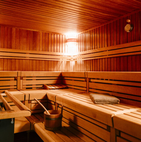 Sauna im alten Kuhstall