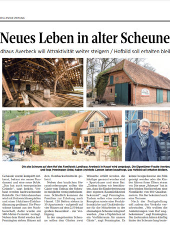 Baubericht-Zeitungsartikel 