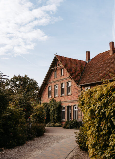 Bauernhaus Seitenansicht im Landhaus Averbeck
