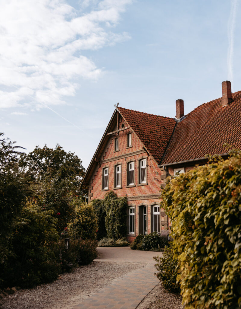 Bauernhaus Seitenansicht im Landhaus Averbeck