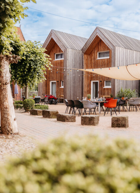 Cabins im Familienhotel, kleine Ferienhäuser im Hotel